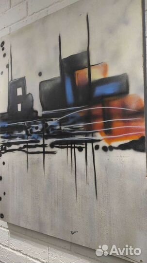 Картина абстракция