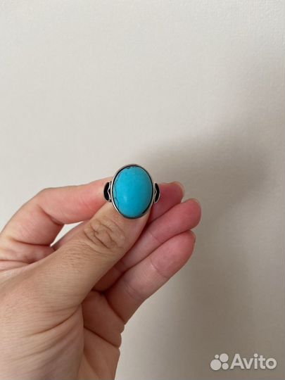Серебряное кольцо с бирюзой