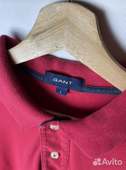 Регбийка Gant Red Rugby Polo Shirt (L)