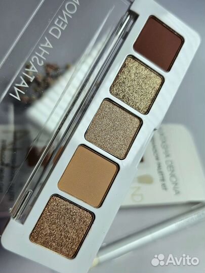 Natasha denona mini nude палетка с кистью