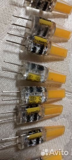 8 светодиодных ламп 12 в. G4