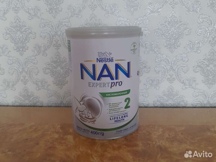Нан кисломолочный 2