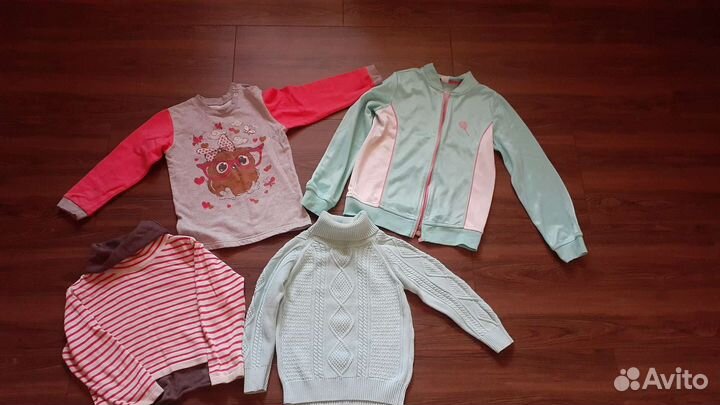 Пакет фирменных вещей для девочки (рост 92-110 см)
