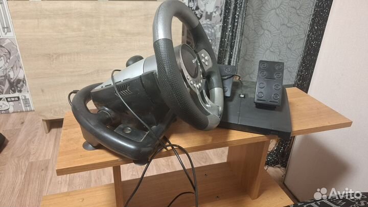 Руль с педалямь для пк