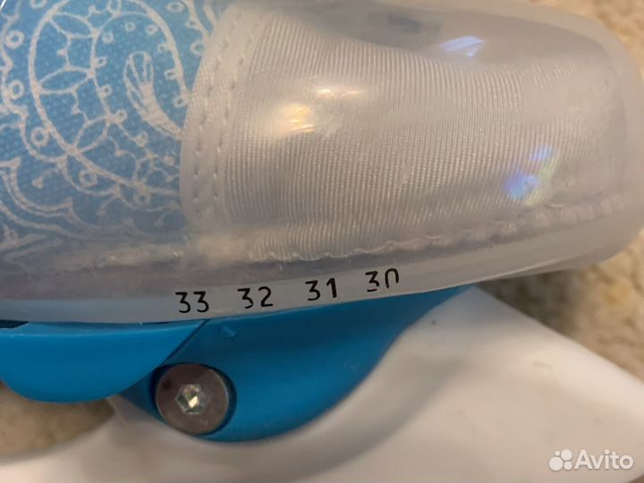 Коньки детские раздвижные 30-33