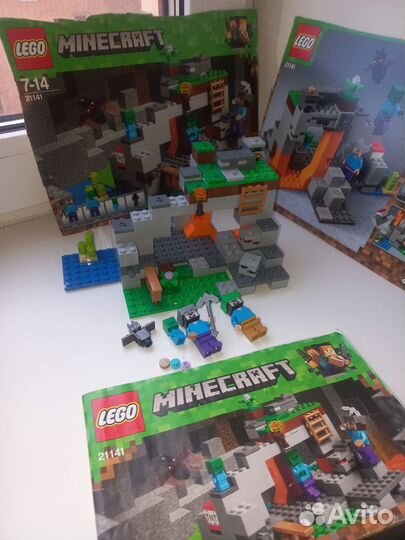 Lego minecraft 21141 Пещера зомби