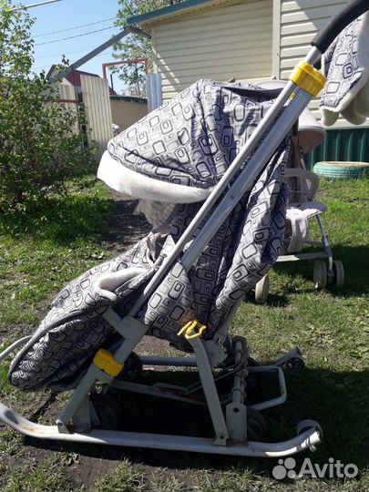 Детские санки коляска