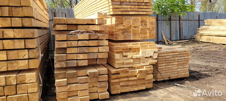 Доска обрезная 50х150х6000 ту