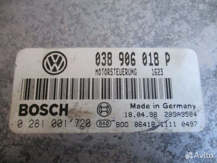 Эбу Volkswagen Passat B5 1.9 AFN 98г