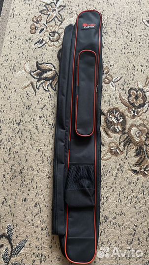 Чехол для меча, ушу, черный, двухсекционный