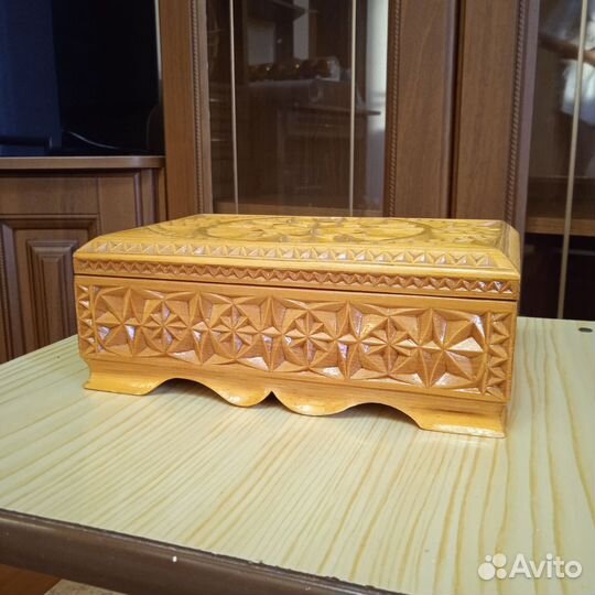 Шкатулка деревянная СССР