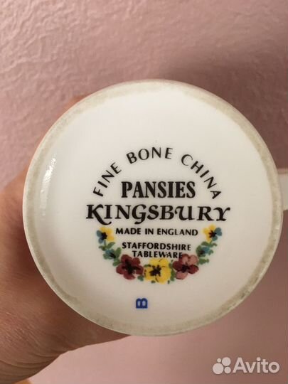 Чашка костяной фарфор Англия