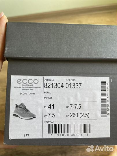 Кроссовки ecco ST.360 M