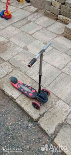 Велосипед и самокат