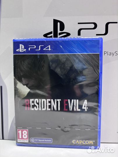 Игра Resident evil 4 remake ps4 диск новый