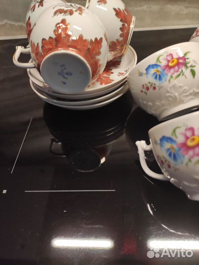 Чайные пары и чашки, Вербилки