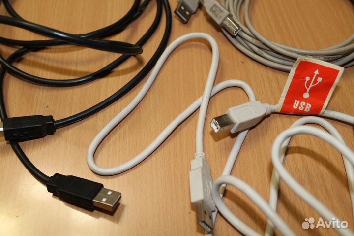 Кабель USB A - B для принтера 2м и 3м