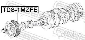 Шкив коленвала lexus RX 98-08, toyota camry V10