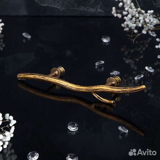 Ручка скоба мебельная Арт Бранч mini правая