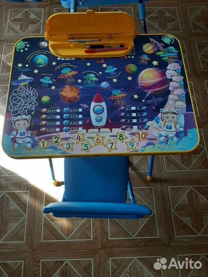 Детский стол и стул +доска