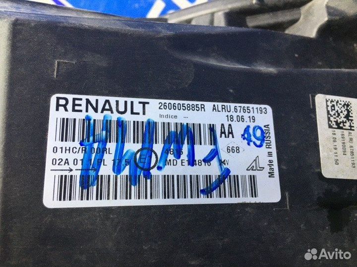 Фара левая Renault Arkana 2019