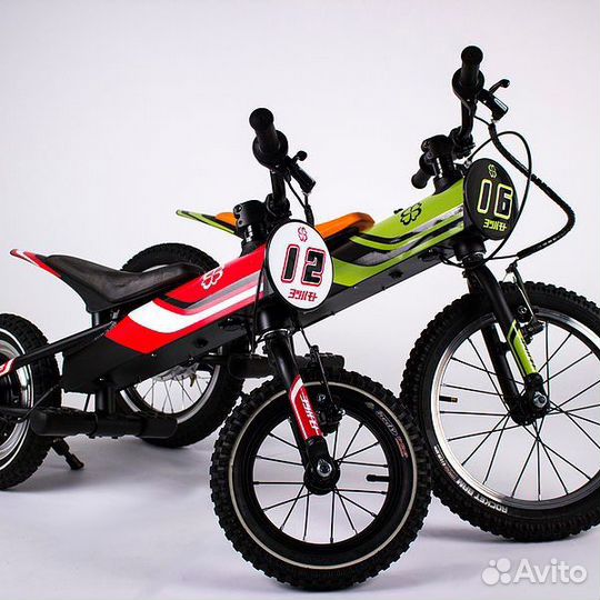 Детский электробайк yotsuba moto meow 12