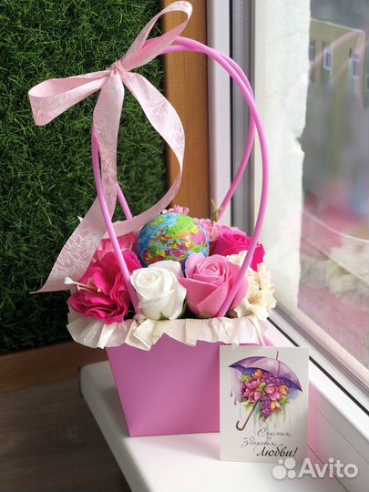 Мыльные цветы Воспитателю.Букет учителю