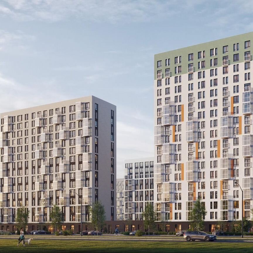 1-к. квартира, 38,4 м², 4/12 эт.