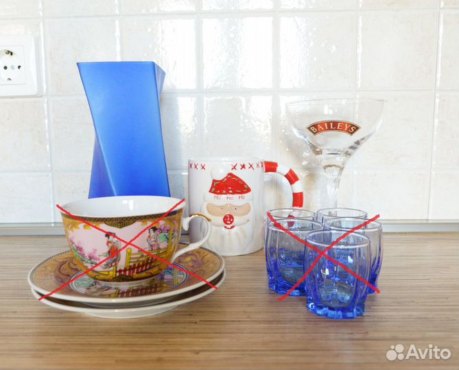Ваза бокал Baileys стопки кружка