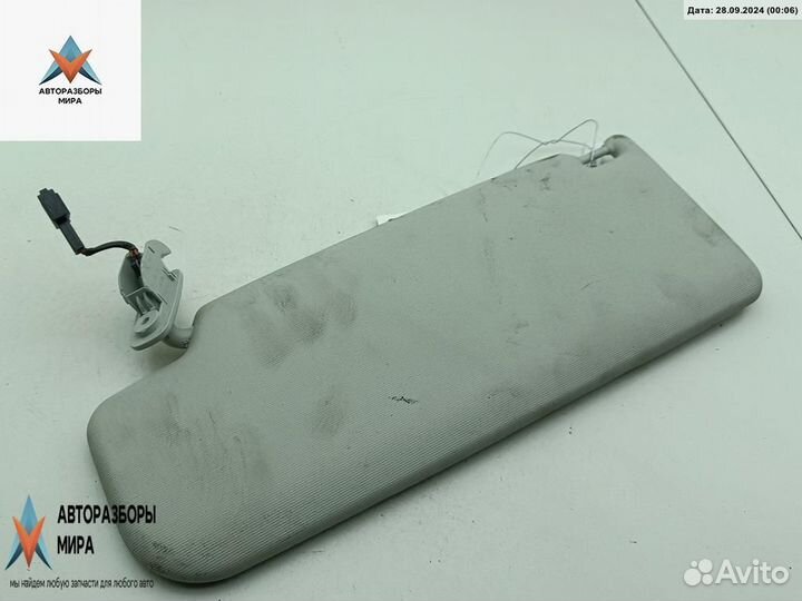 Козырек солнцезащитный Skoda Superb рест. 2007