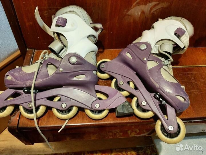 Ролики раздвижные, р. 34- 37