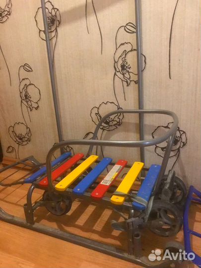 Санки с колесами