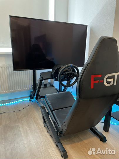 Кокпит для симрейсинга + руль t300 rs gt