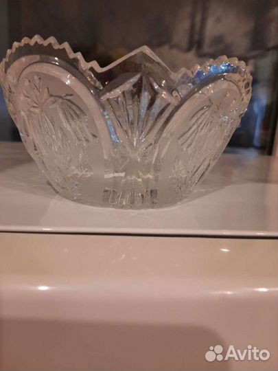 Хрустальная конфетница СССР