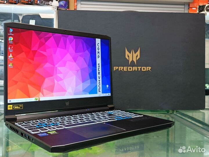 Игровой Ноутбук Acer i5 11gen 16gb SSD RTX 3050ti