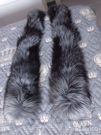 Воротник чернобурка 2 шт