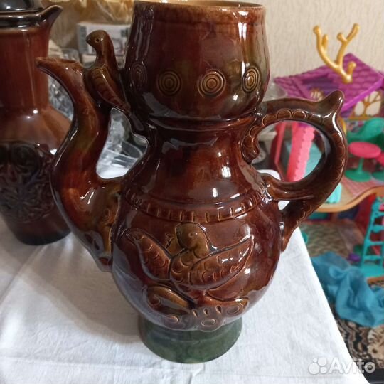 Кувшины грузинская обливная керамика