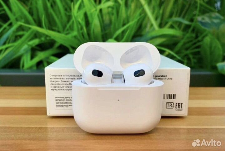 Airpods 3 (новые, Ростест, чехол)