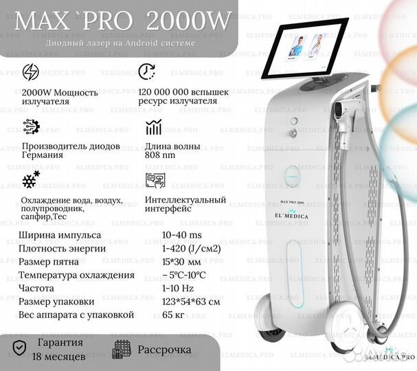 Хит продаж, Диодный лазер MaxPro 2000W