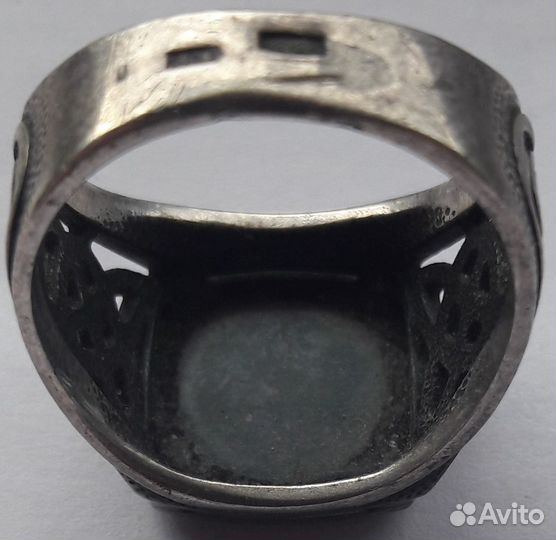 Перстень печатка серебро клеймо СССР 925проба