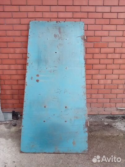 Дверь входная, металлическая, уличная, б/у