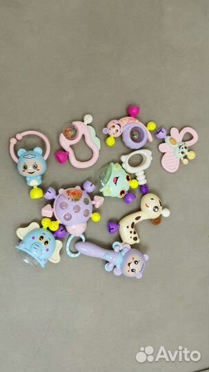Набор погремушек новый. Грызунки