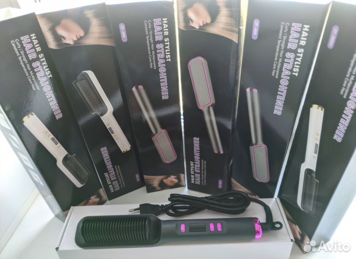 Расческа выпрямитель Премиум с дисплеем 80-230C