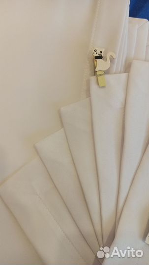 Белая Скатерть с салфетками на нг