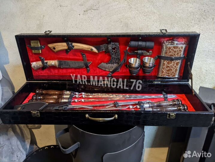 Мужской подарочный набор шампура