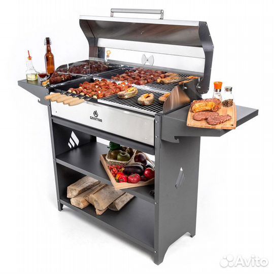Гриль угольный Professional Optima BBQ POBn3000