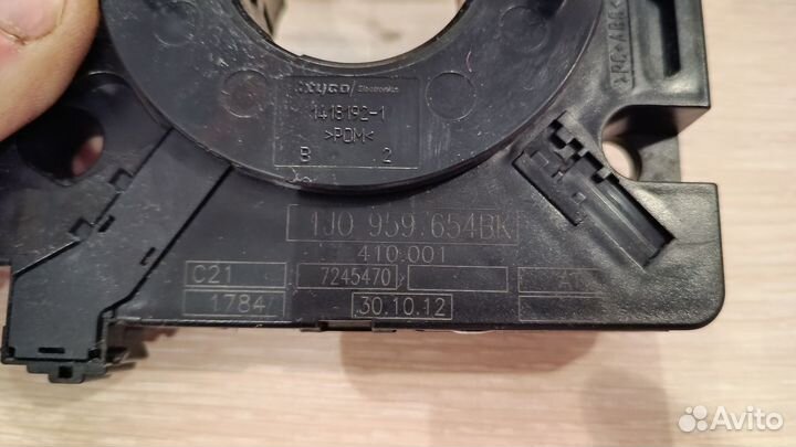 Подрулевой шлейф пассат б5 1j0 959 654 bk