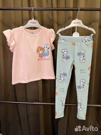 Лосины и футболка для девочки