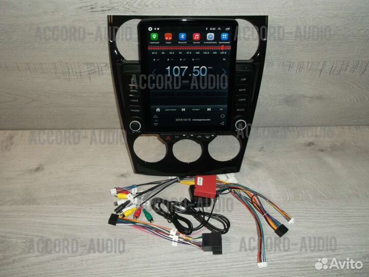 Магнитола Mazda 6 Android в стиле Tesla