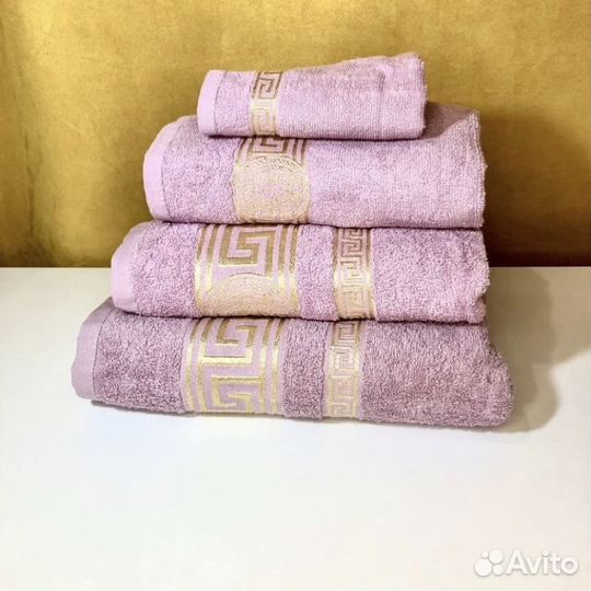 Махровые полотенца 4в1